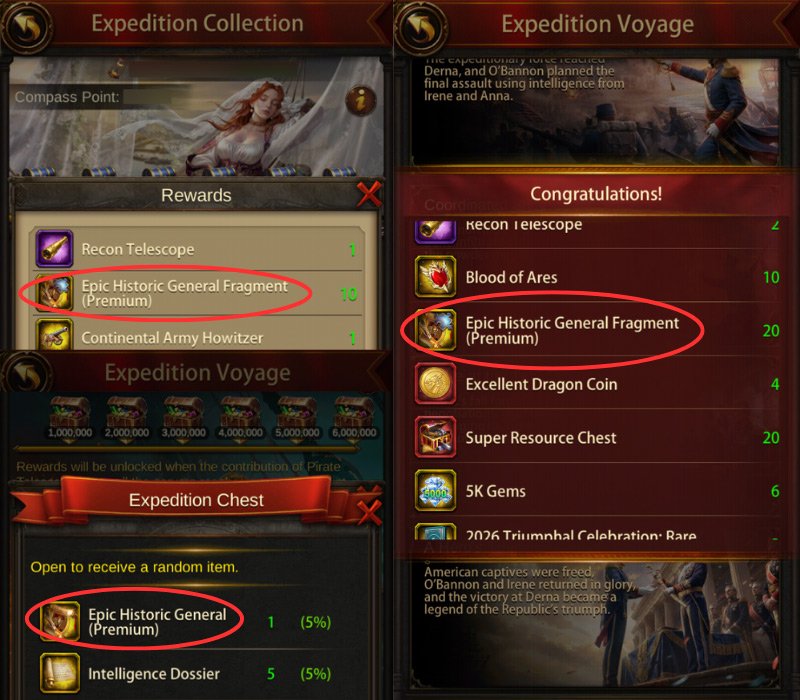 Get General Token in Expedition Collection and Voyage
